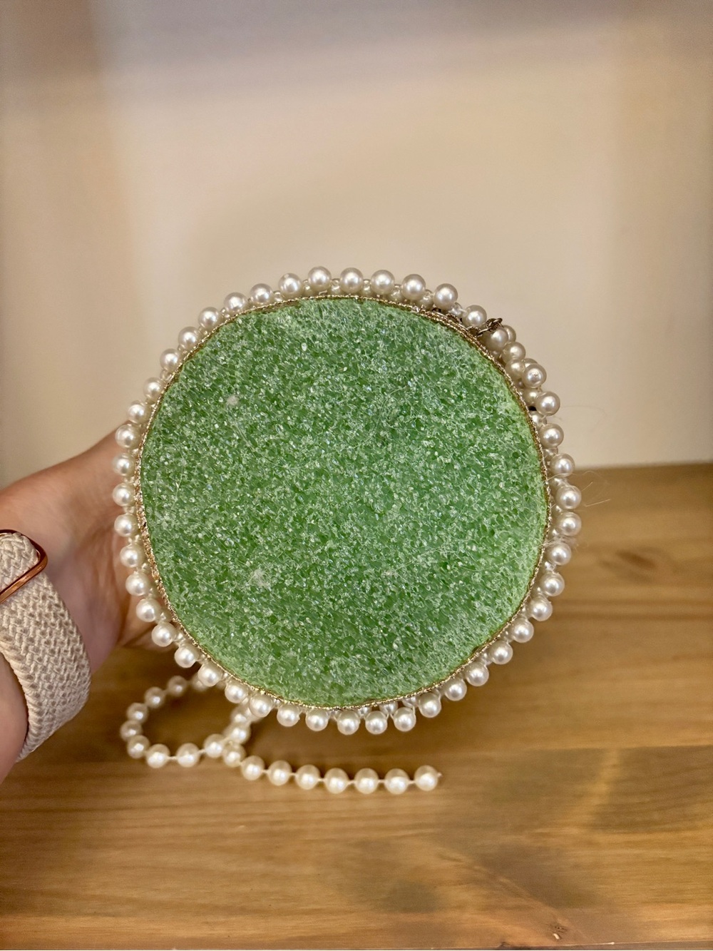 Pearl-Rhinestone Decorative Cone/Jewelry Tree - DIY/Craft - unfinished - Picture 5 of 5